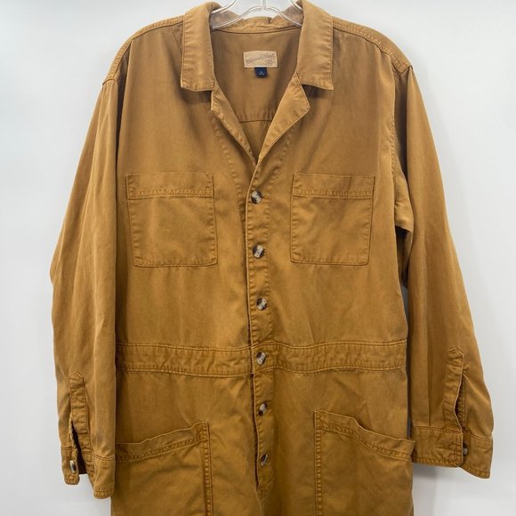 UNIVERSAL THREAD JUMPSUIT MUSTARD WOMENS SIZE 16 - Picture 2 of 7